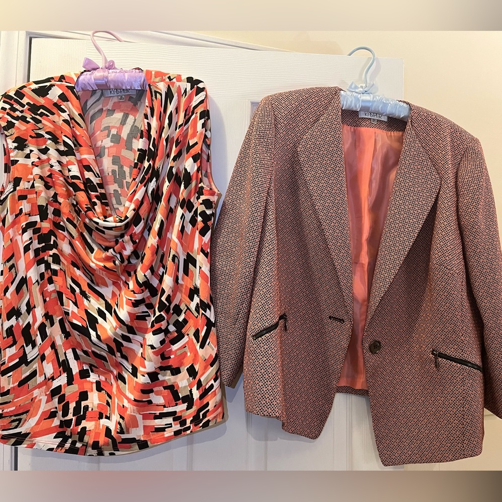 Business/dress jacket and shell. Kasper Sz 18. Beautiful!